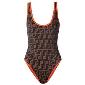 FENDI Logo One-Piece Swimsuit